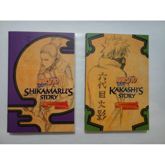  NARUTO  -  KAKASHI'S STORY/ SHIKAMARU'S STORY  -  ( 2 vol. )  -  MASASHI KISHIMOTO/ TAKASHI YANO 